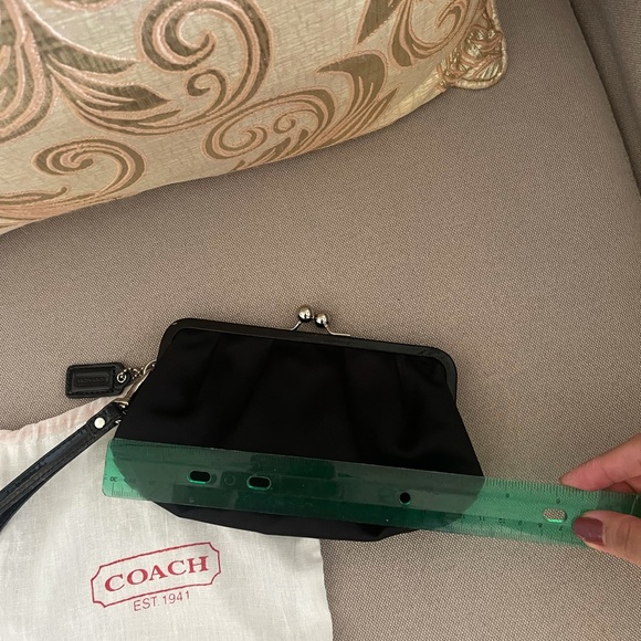 *Accepting Offers!* COACH black wristlet - Picture 3 of 14